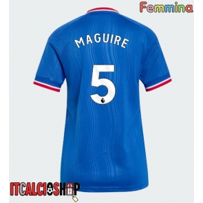 Manchester United Harry Maguire #5 Seconda Maglia Femmina 2026-27 Manica Corta